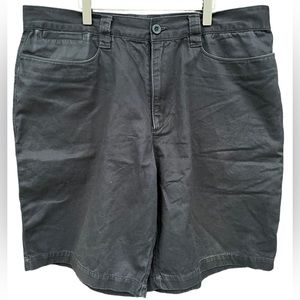 The North Face Shorts Flat Front Dark Grey Size 38